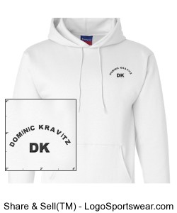 Dominic Kravitz exclusive DMK DOMINIC KRAVITZ 00 DK HOODIE Design Zoom